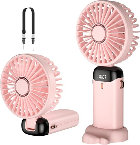 Générique Ventilateur portable USB (Rose)
