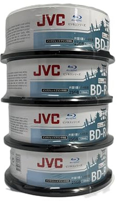 100 -Pack BD-R Disc Blu Ray 1-6 25GB Capacity 130 Minutes Inkjet Printable