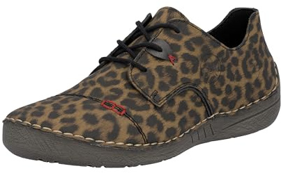 Rieker dam 52528 snörskor, flerfärgade, 39 EU, flerfärgad, 39 EU