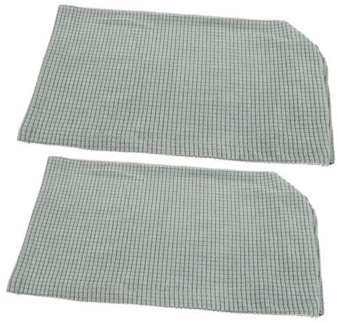 GOOHOCHY Set Di 2 Copribraccioli Per Divano Elastici in Poliestere, Protezione Morbida Per Braccioli Soggiorno e Ufficio, Fodera Resistente Tessitura a Navetta, Colore Verde