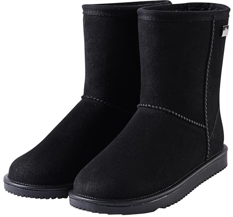 Imperial Riding Freezy Stallstiefel, wasserdichter Schuh, stylischer Stiefel mit warmen Kunstfellfutter, Winterstiefel für Stall und Outdoor, Schwarz, Größe 39