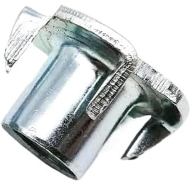 Dado a quattro artigli zincato, Dado for altoparlante a quattro griffe in acciaio spesso M4 M5 M6 M8 M10 M12 con inserto cieco a T(20pcs M6x14)