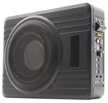 ARUPMN Altoparlante per auto da 8/10 pollici, 12 V, alta potenza, 150 W, bassi puri, può essere posizionato sotto il sedile, subwoofer ultrasottile(8 inch)