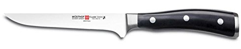 Wusthof Classic Ikon 5 Boning Knife w/Black Handle
