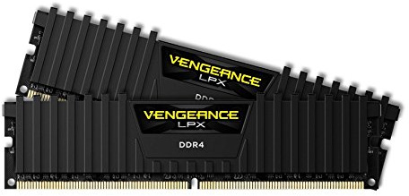 Corsair CMK32GX4M2A2400C16 Memoria per Desktop, Nero, 2 x 16 gb