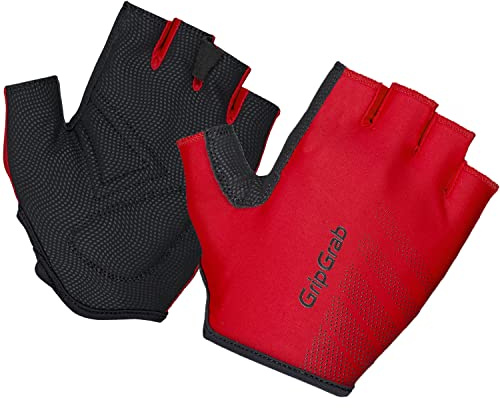 GripGrab Guanti RIDE da Ciclismo Estivi con Dita Corte Imbottite Linguette Estraibili Senza Dita Bici da Corsa Sportivi