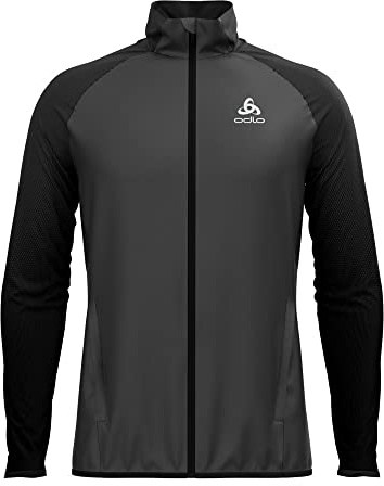 Odlo Hombres Zeroweight Warm Hybrid Jacket Laufbekleidung Chaqueta para Correr Black - Negro XL