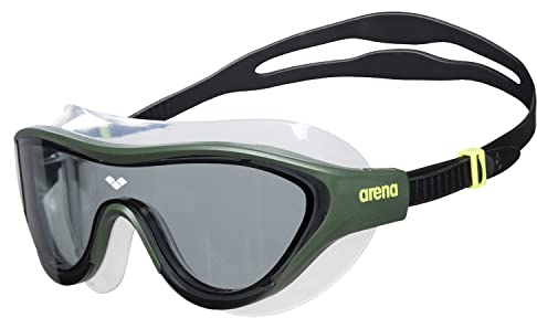 arena The One Mask Anti-Fog Schwimmmaske für Erwachsene, Schwimmmaske mit Großen Gläsern, UV-Schutz, Selbstjustierender Nasensteg, Orbit-Proof Dichtungen