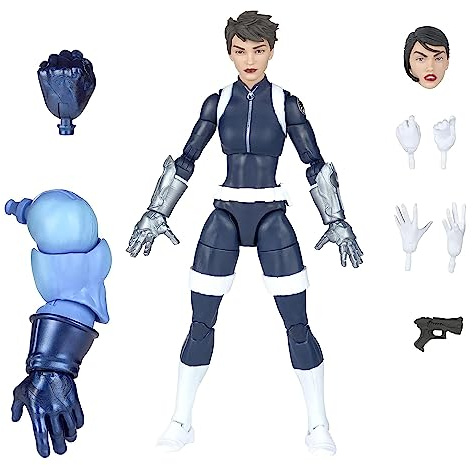 Marvel Hasbro Legends Series, Figurine de Collection Marvel’s Quake Secret Warriors de 15 cm avec 5 Accessoires et 2 pièces Build-a-Figure F4795 Multicolore