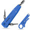 VCELINK LSA Outil, Wire Punch Down Tool pour Prises Réseau, Téléphone et de Réseau Ethernet, Outil Insertion LSA avec Mini Pince à Dénuder