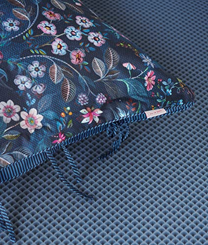 PiP Spannbettlaken Suki Perkal dunkelblau Größe 100x200 cm