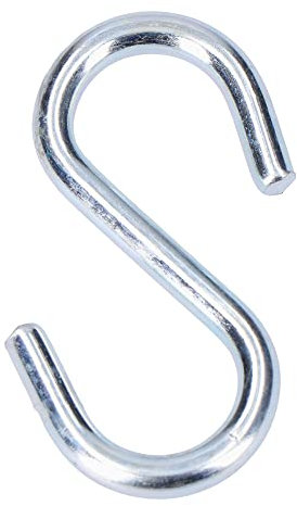 Pack 2 unid. gancho forma s 60 zincado edm