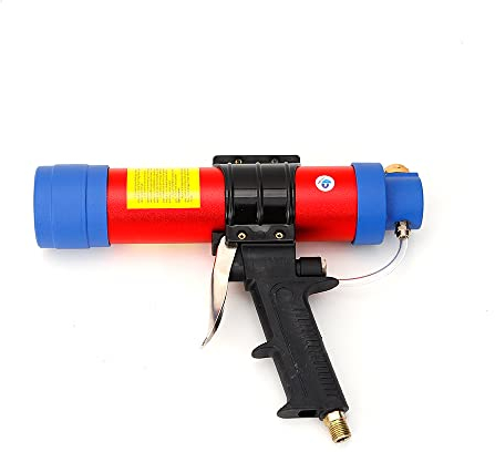 Druckluft Kartuschenpresse 310ml Silikonpistole Kartuschenpistole Silikonspritz für Glas Montieren, Abdichtung