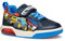 Geox J INEK Boy E Sneaker, Navy/Lt Blue, 36 EU