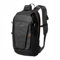 Amexo 25 L Rucksack Herren & Damen Faltbarer Reiserucksack Wasserdichter Schulrucksack Laptop Rucksack mit 14 Laptopfach Daypack Backpack für Studenten Büroangestellte Reisen Wandern (Schwarz)