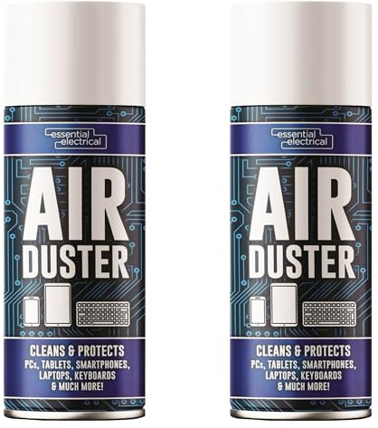 400ml Compressed Air Duster Cleaner Spray Can for Electronics, PC, Keyboard, Mouse & Car Cleaning (1)