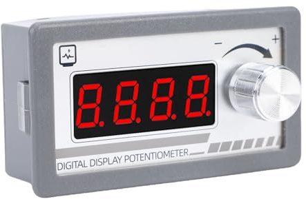 Fafeicy Potentiomètre à Affichage Numérique 10KΩ, Potentiomètre Programmable CC à 4 Chiffres pour Onduleur de Contrôleur de Vitesse