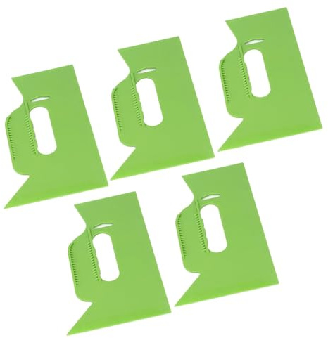 5 espátulas de masilla para papel pintado, espátula de papel tapiz para suelo, pared, papel cerámico, removedor de revestimientos de paredes