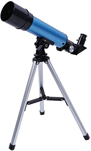 ISCBAFYX Teleskop Högeffektkikare Teleskop för, 50 mm astronomiskt refraktorteleskop för vuxna Nybörjarteleskop med stativ Bra partner för att se månen och planeten för inomhus/utomhus