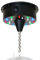 Fuzzix MBW18LED Discokugel Motor mit Licht, Antrieb mit LED Lichteffekt, Batteriebetrieben, Spiegelkugel Motor, Drehmotor Diskokugel, Leiser Antriebsmotor