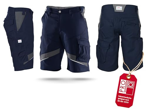 KÜBLER Workwear | KÜBLER ACTIVIQ Arbeitsshorts | dunkelblau/anthrazit | Größe 52
