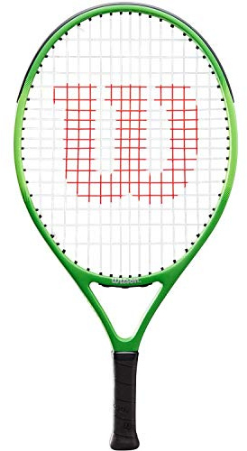Wilson tennisklubba, bladkänsla, för barn, aluminium/glasglas, svart/lim