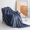 Ouinne Kuscheldecke 150x200 cm Flauschig Decke Fleecedecke Sofadecke, Wohndecke Warm aus Mikrofaser, Decke Couch Blanket, Sofa überwurfdecke Grau Blau