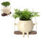 Wilsonzin Altalena per vasi da fiori Fioriere in resina sospendibili,Vaso Con Smilley Altalena,Fioriera a testa sospesa Per Interni, Esterni, Decorazioni Per La Casa E Regali