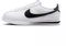 NIKE Cortez, Sneaker Hombre, Blanco Y Negro, 42.5 EU