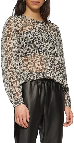 QS Chiffonbluse mit All Over Print