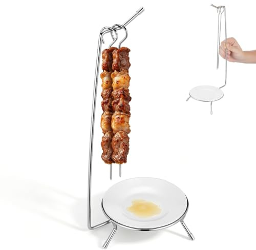 Alipis Soporte De Pincho De La Percha De Kebabs Soporte De Pincho De Soporte Vertical De Parrilla Soporte De Barbacoa Soporte De Pincho De Barbacoa Soporte Colgado