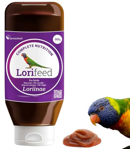 Lorifeed - Néctar Loris Completo 500g - Alimentación para Aves Nectarívoras - Fórmula Natural - Calidad y Salud Digestiva Premium - Davianfeed