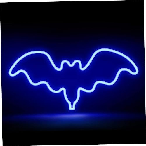 OSALADI Lámpara Led Halloween Luz Neón Para Habitaciones y Alimentada Por Baterías Luz Nocturna Para Decoración y Mágicos