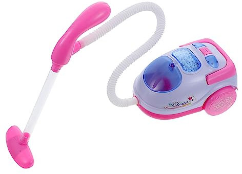 Toyvian Simulation Kinderspielzeug Mädchenspielzeug Kinderstaubsauger Mini Mädchenspielzeug Simuliertes Haushaltsgerät Pädagogisches Kinderspielzeug Rosiger