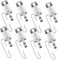 NUOBESTY 1 Ensemble Câble Chauffant de Toit avec Clips et Espaceurs Kit pour Installation Extérieure de Câbles de Chauffage Dégivrage et Protection Gouttières