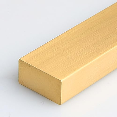 YHNNH Tira de transición de Piso de latón - Cubierta de Junta de 100 cm for transición Suave de baldosas a Vinilo, Impermeable y de fácil instalación(15mmx10mm)