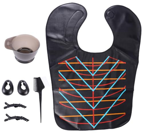 PATKAW Kit de Tinte Cabello Aplicador y Peine para Tratamientos Capilares, Juego Portátil de Cuatro Piezas para Uso en Peluquerías y Cuidado Doméstico