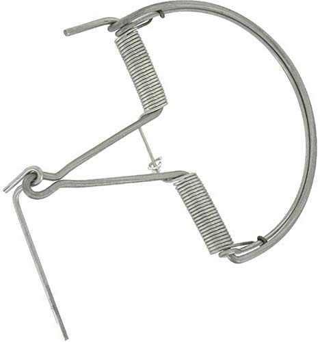 Trampa de alambre galvanizado de 15 cm – Solución radical contra lirón, ratón y rata – Trampa de resorte metálico tradicional de alta sensibilidad reutilizable para interior y exterior
