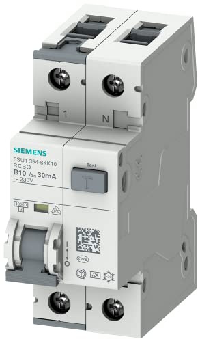 SIEMENS - Siemens 5SU13546KK10 FI/LS-Schalter RCBO 1P+N 10kA TypA 30mA B10 230V