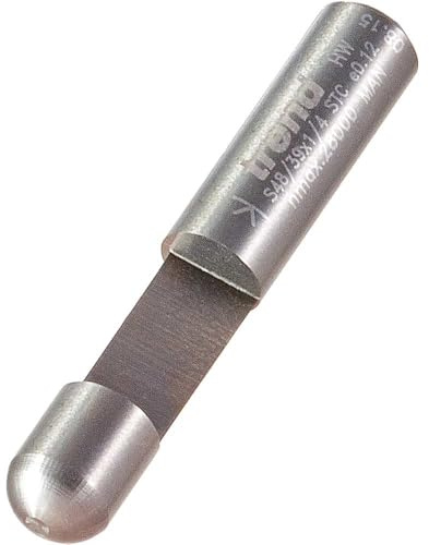 Trend Professional Trimmer, 90-Degree, 6.3mm Diameter x 10mm Length, 1/4 Inch Shank, Solid Carbide, S48/39X1/4STC