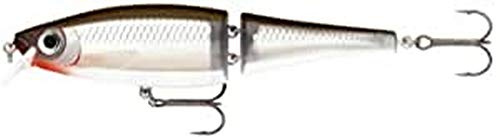 Rapala BX Swimmer Lure with Two No. 3 Hooks, 1.2-1.8 m Swimming Depth, 12 cm Size, Silver