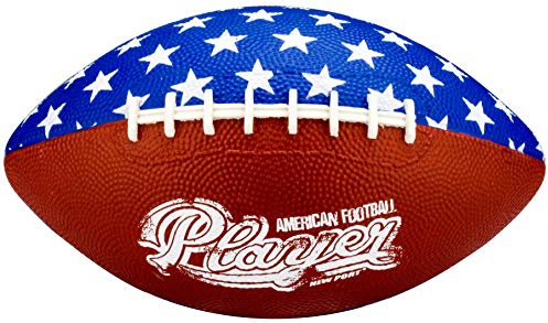 New Port American Football mini (22 x 13 cm||dunkelblau bordeaux weiß)