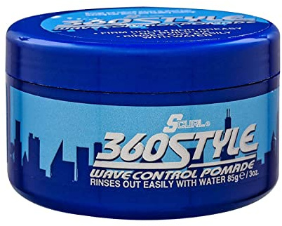 Lusters S-Curl 360 Wave Control Pomade 3 Ounce (88ml) (6 Pack)