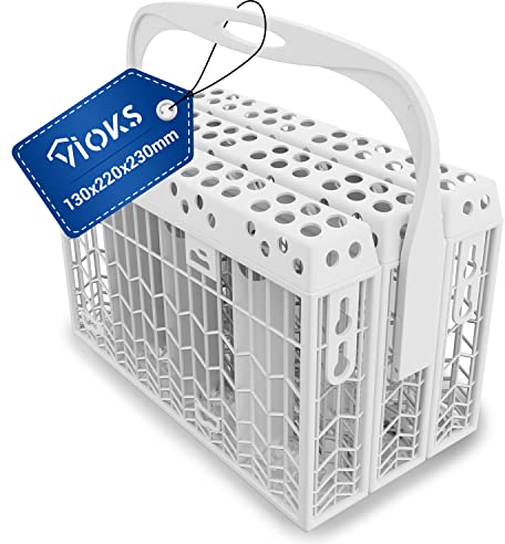 VIOKS Cesto portaposate lavastoviglie piccolo ricambio per lavastoviglie 152950 Gorenje 45 cm/portaposate in plastica per piccola lavastoviglie Gorenje