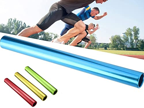 HNJZX Relay Running Baton, Aluminium Relay Batons Sporting Goods Running Relay Batons Track and Field Relay Batons Sticks, for Track and Field Outdoor Field Race Tools (4 Assorted Colors)