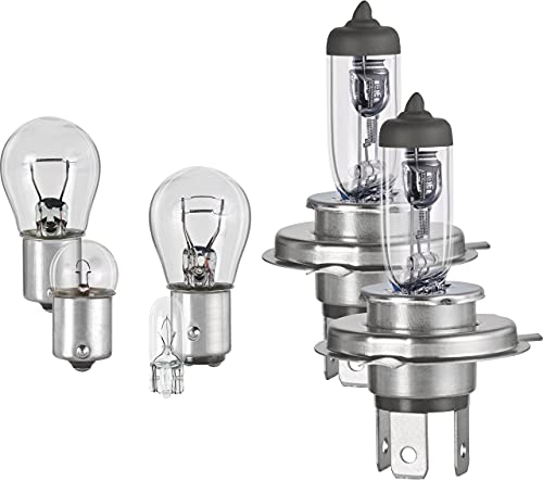 Formula 1 H4 Ersatzlampenbox SB 400 Halogen Autolampen Box Lampen und Sicherungen Auto Ersatzkasten, 10-teilig