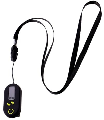 WINOMO Exercise Step Walking 3D Pedometer Accurate Step Counter Walking Distance Miles/Km Calorie Counter Exercise Time Silent with Clip and Lanyard Pedometer