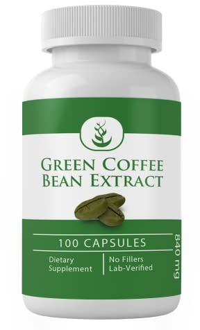 PURE ORIGINAL INGREDIENTS Green Coffee Bean Extract, (100 Capsules) Always Pure, No Additives Or Fillers, Lab Verified