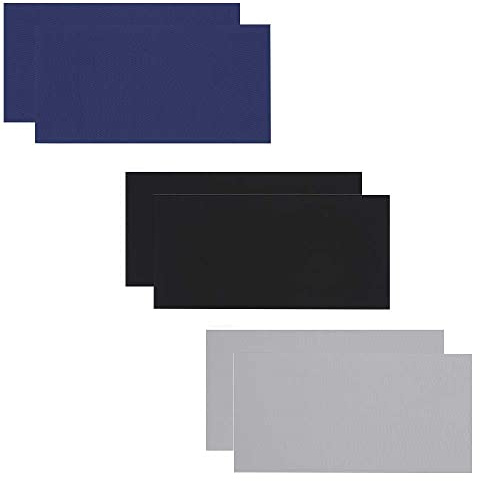6 Pcs Repair Patches Three Colors of Self-Adhesive Polyester Patch Waterproof Repair Patches Can be Used to Repair Tents Camping Tents Backpacks Awnings Down Jacket Inflatable Mattresses