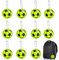 LEMONSTONE 12 Stücke Reflektor Kinder, Reflektor Reflektoren Anhänger, Reflektoren Kinder Schulranzen, Reflektoren Schulranzen, Anhänger Schulranzen, für Schultasche Kleidung Rucksack, Fußball